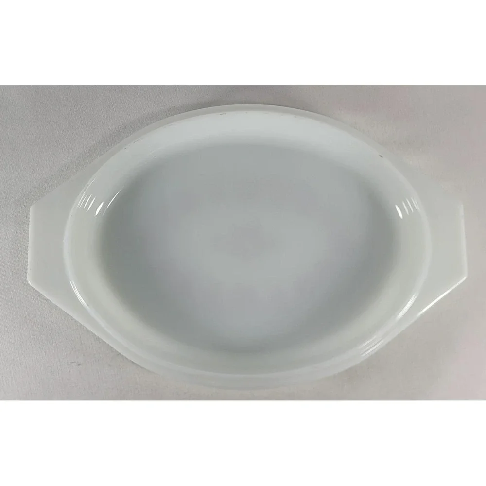 Vintage Pyrex Butterfly Gold 1 Quart Divided Dish Ovenware With Lid #063